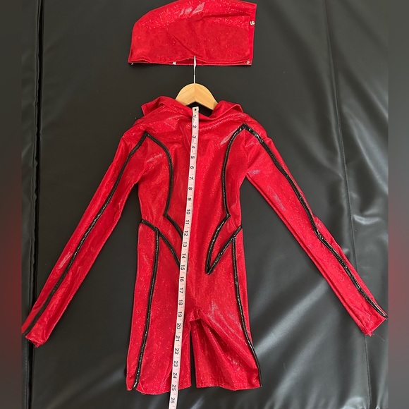CUSTOM CONTEMPORARY Solo or Duo Costumes Red & Blue Size 9 - Picture 8 of 11